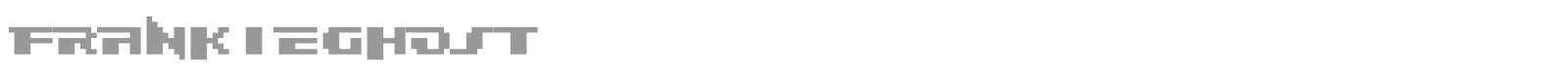 Frankieghost font preview
