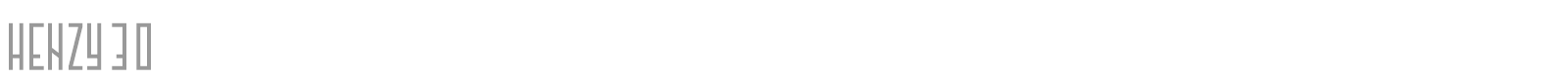 Henzy font preview