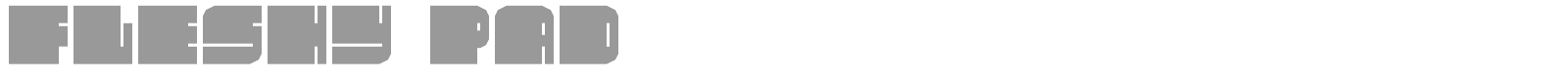 Fleshy font preview