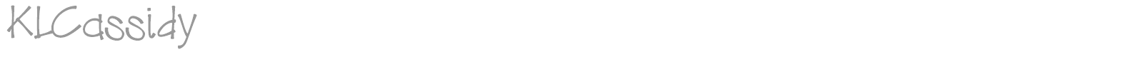 KL Cassidy font preview