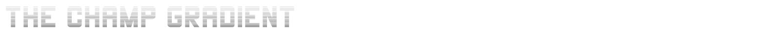 The Champ font preview