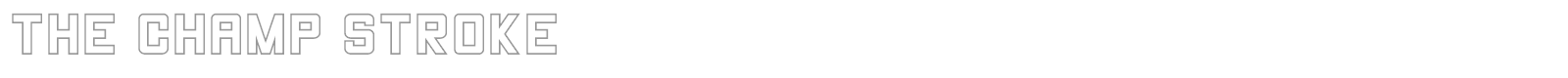 The Champ font preview