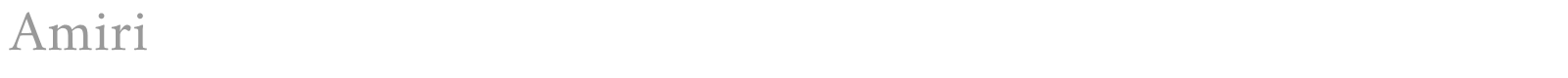 Amiri font preview