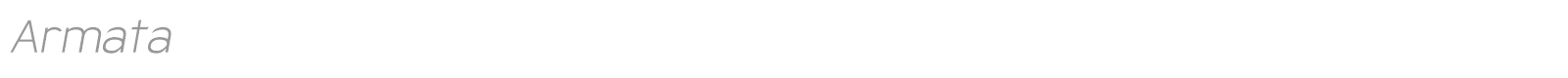 Armata font preview