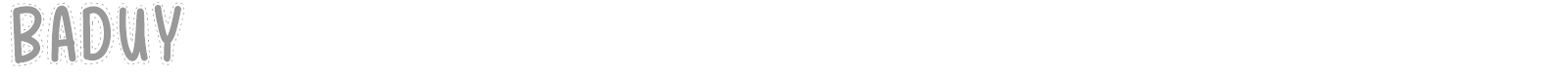 Baduy font preview