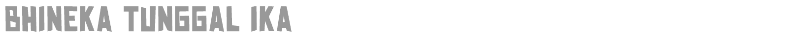 Bhineka Tunggal Ika font preview