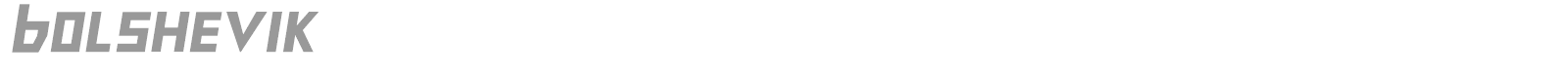 Bolshevik font preview