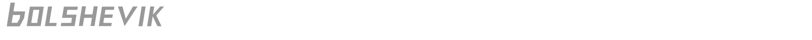 Bolshevik font preview