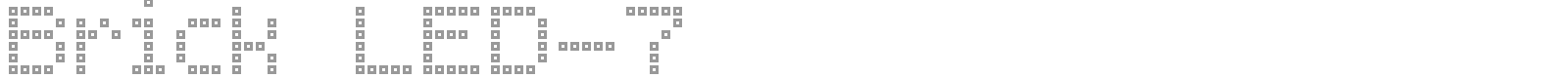 Brick LED 7 font preview