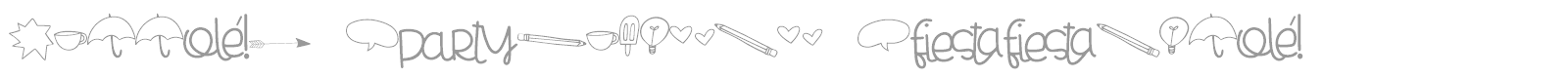 Cheesy Enchilada Doodles font preview