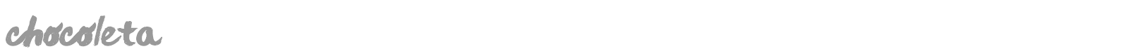 Chocoleta font preview