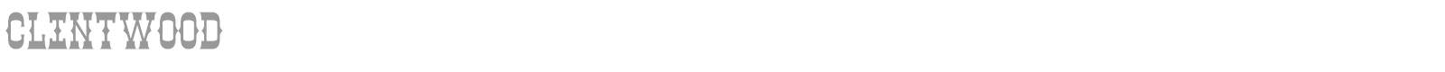 Clintwood font preview