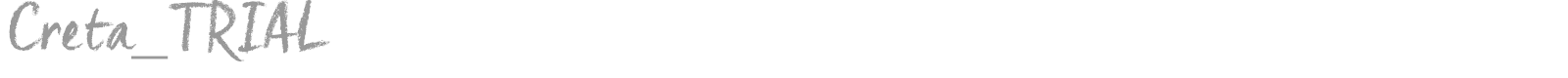 Creta font preview