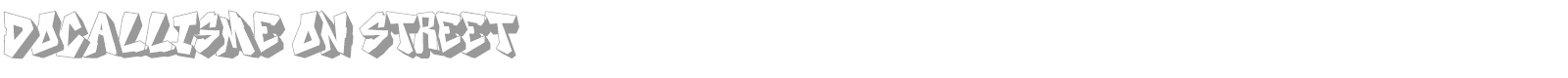 Docallisme On Street font preview