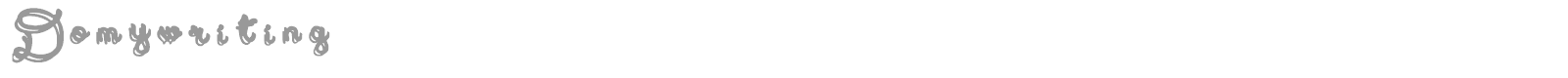 DoMyWriting font preview