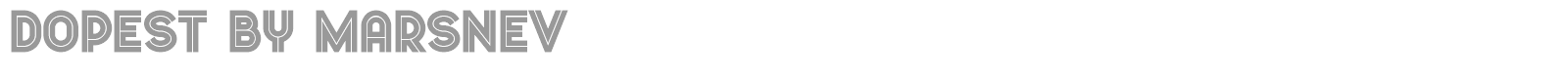 Dopest font preview