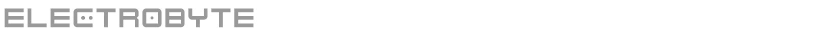 Electrobyte font preview