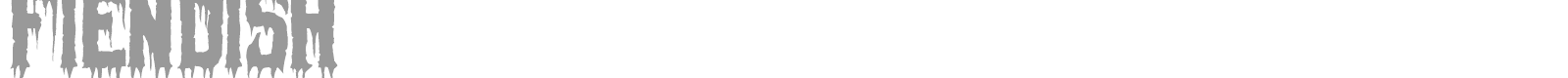 Fiendish font preview