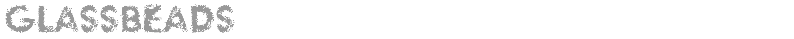 Glass Beads font preview
