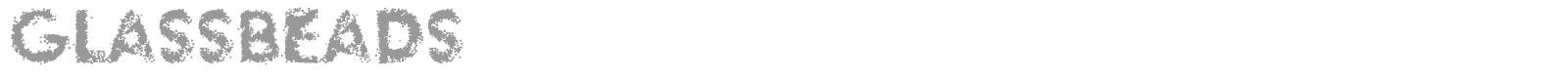 Glass Beads font preview