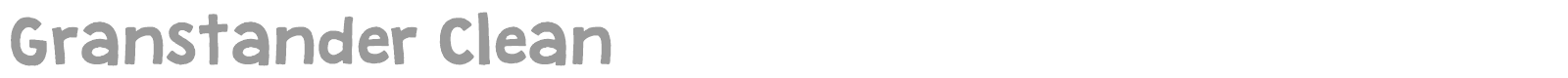 Grandstander font preview