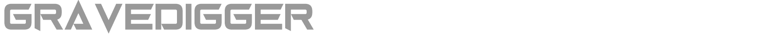 Gravedigger font preview