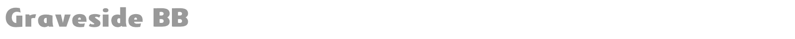 Graveside font preview
