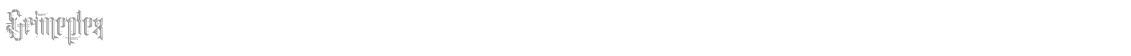 Grimeplex font preview