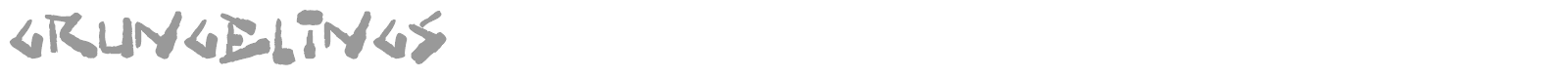 Grungelings font preview
