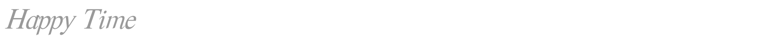 Happy Time font preview