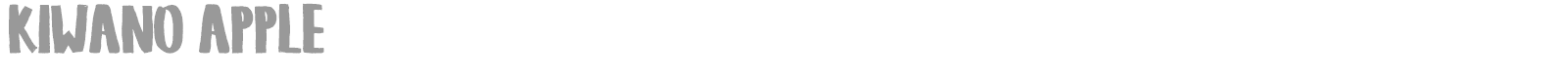 Kiwano Apple font preview