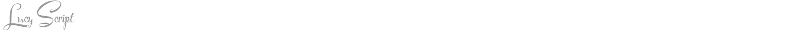 Lucy Script font preview