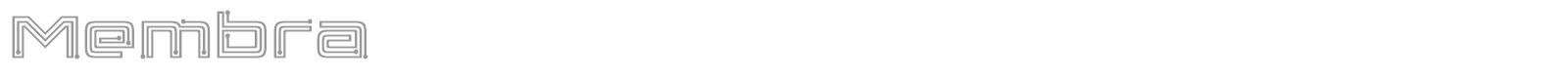 Membra font preview