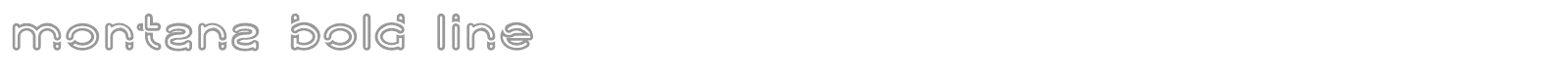 Montana font preview