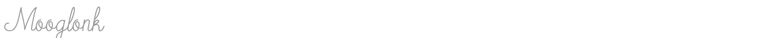 Mooglonk font preview