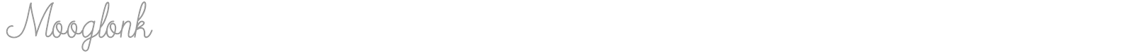Mooglonk font preview