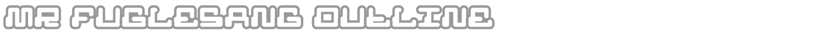 Mr Fuglesang font preview