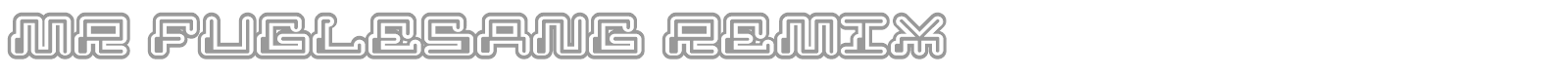 Mr Fuglesang font preview