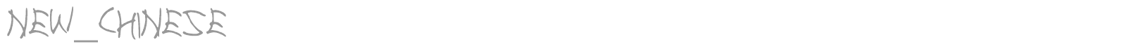 New Chinese font preview