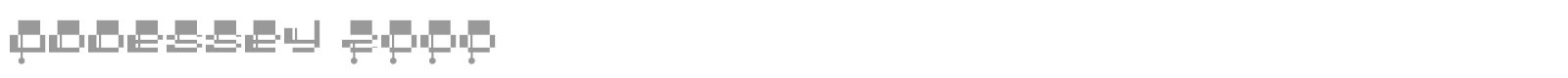 Oddessey font preview