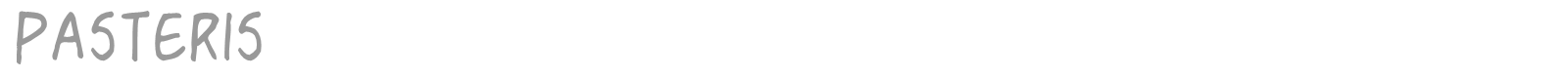 Pasteris font preview