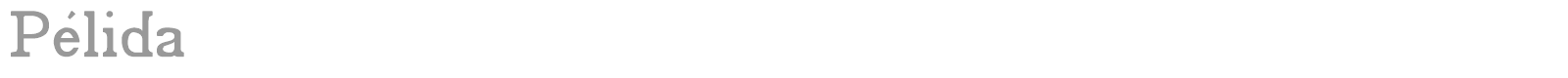 Pelida font preview