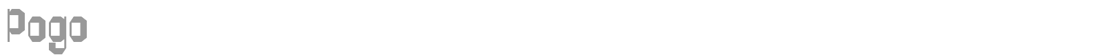 Pogo font preview