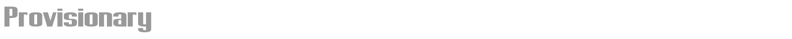Provisionary font preview