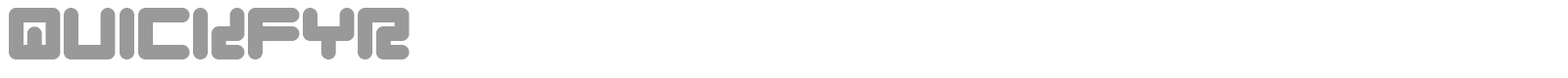 Quickfyr font preview