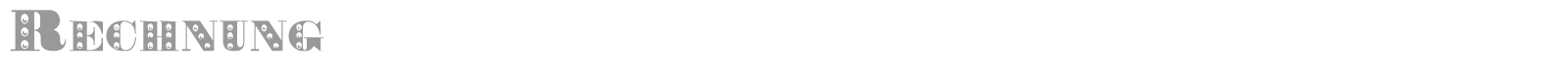 Rechnung font preview