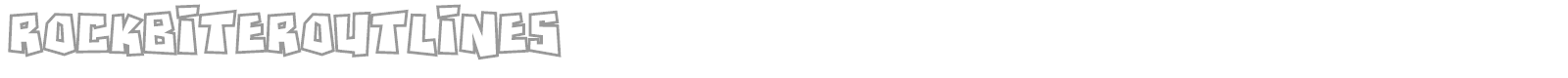 Rockbiter font preview