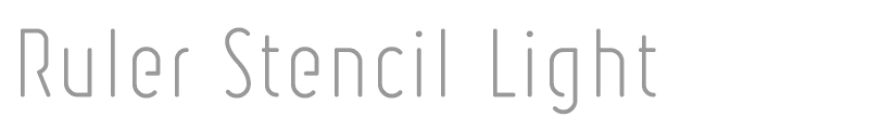 Ruler Stencil Font | wfonts.com - download free