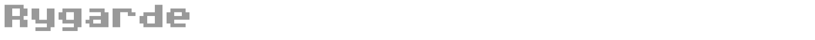 Rygarde font preview