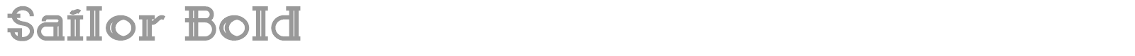 Sailor font preview